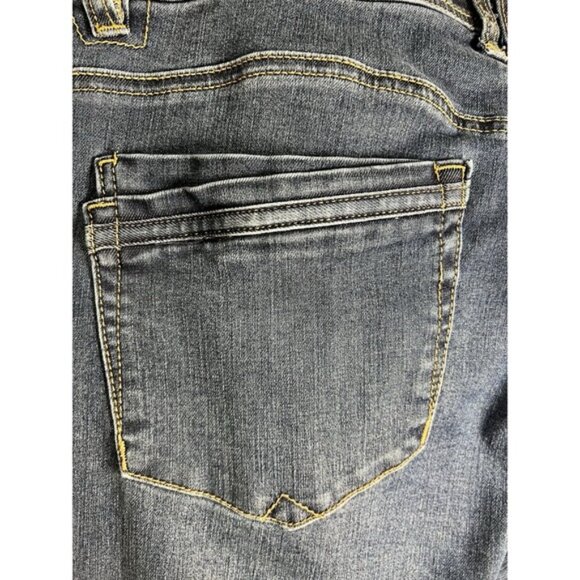 Democracy "Ab"Solution High Rise Wide Leg Trouser Stretch Jeans Slimming Size 10 - Picture 6 of 9